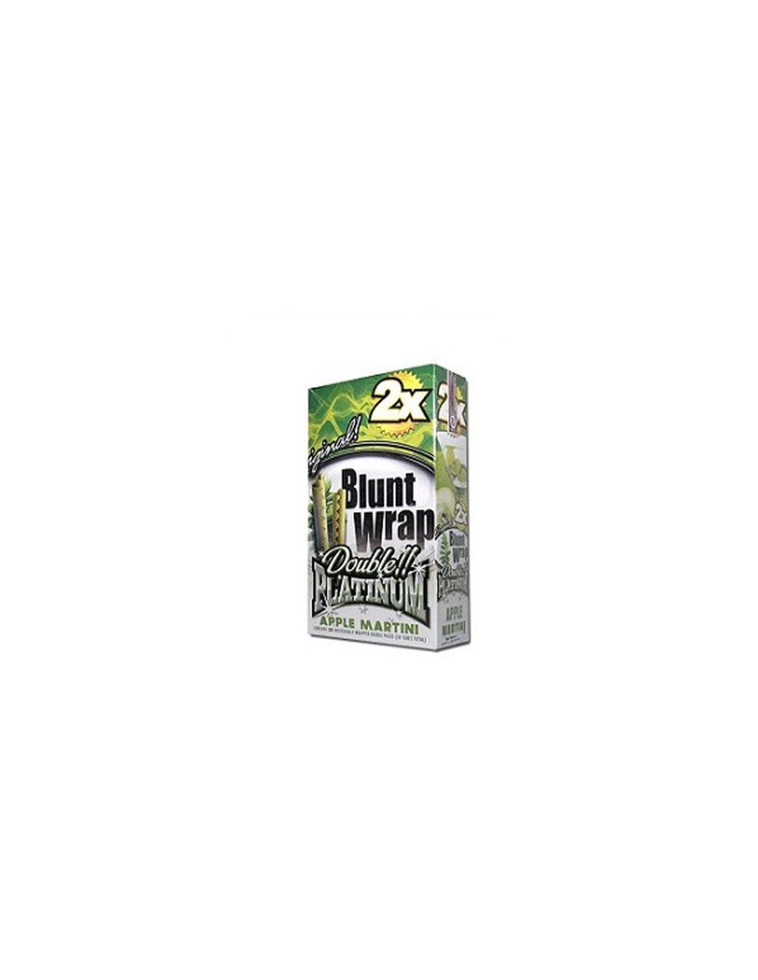 Display De Blunt Wrap Platinum Apple Martini 25uds TBR Distribuciones