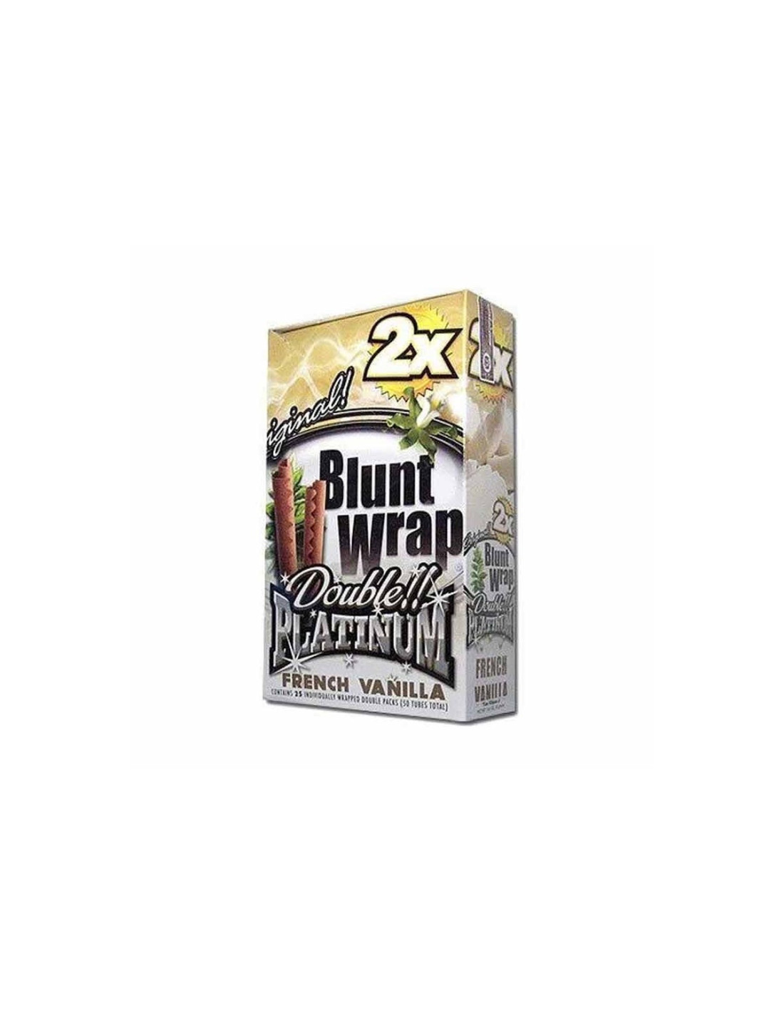 Display De Blunt Wrap Platinum French Vanilla 25uds TBR Distribuciones