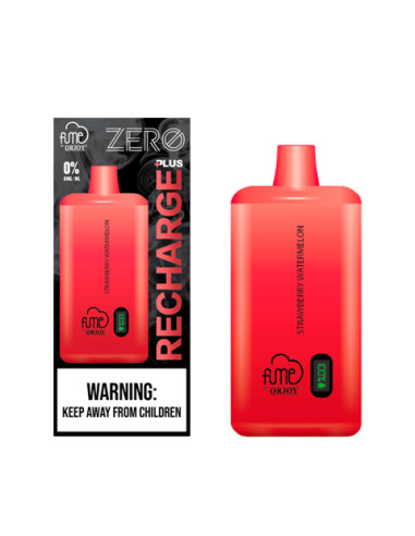 FUME VAPE STRAWBERRY WATERMELON 0% NIC 10.000 PUFF RECHARGE