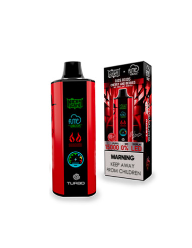 FUME VAPE NICKY JAM CHERRY BERRIES OJOS ROJOS 0% NIC 15.000 PUFF