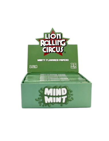 LRC PAPELILLOS 1 1/4 SABOR MIND MINT 15 UDS