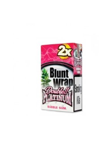 BLUNT WRAP PLATINUM X2 BUBBLEGUM 25 UDS