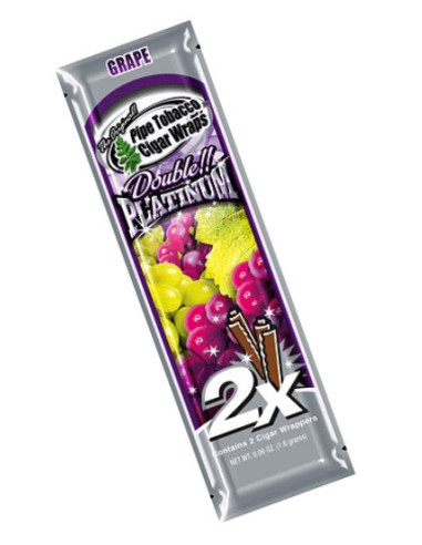 Display De Blunt Wrap Platinum Grape 25uds | TBR Distribuciones