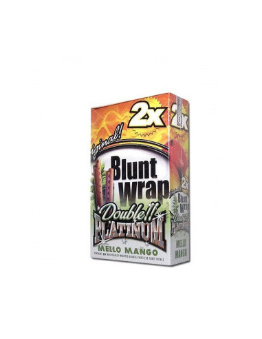 BLUNT WRAP PLATINUM X2 MANGO 25 UDS