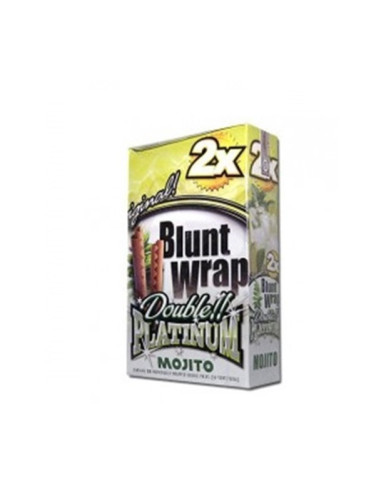 BLUNT WRAP PLATINUM X2 MOJITO 25 UDS